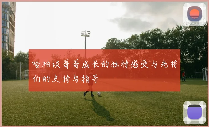哈珀谈哥哥成长的独特感受与老将们的支持与指导